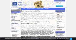Desktop Screenshot of levne-darecky.cz